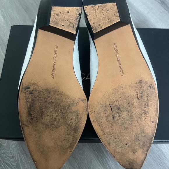 Rebecca Minkoff White Koso Cowboy Booties size 8 - Picture 6 of 9